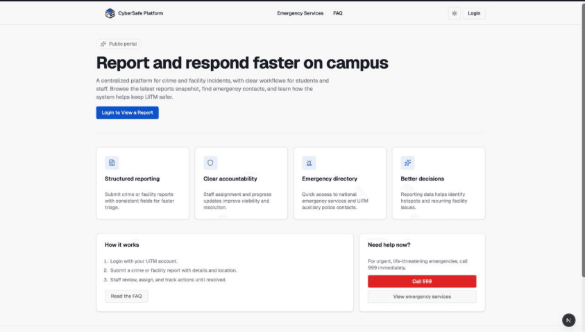 Cybercrime Reporting Platform